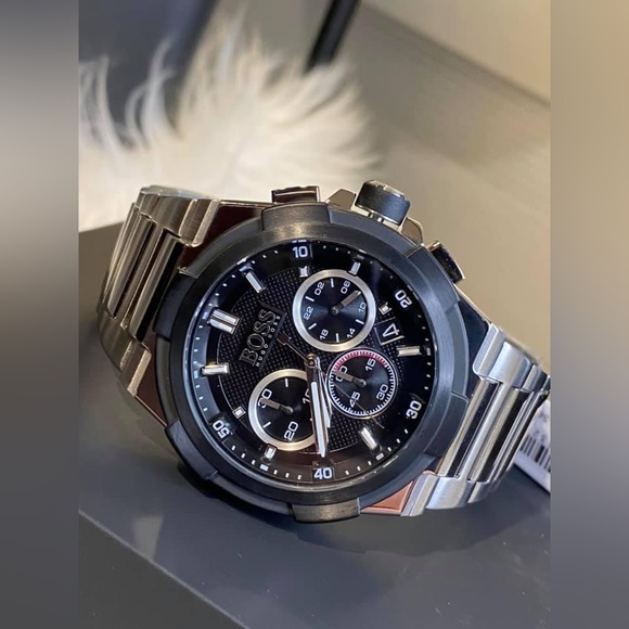 HB1513359 - Hugo Boss Men’s Supernova Black Dial Stainless Steel - Picture 5 of 11